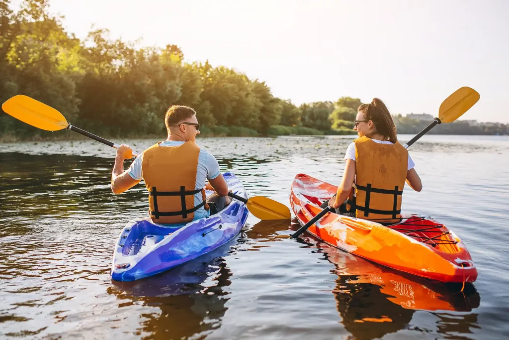 Die Okertalsperre mit dem Kayak erkunden